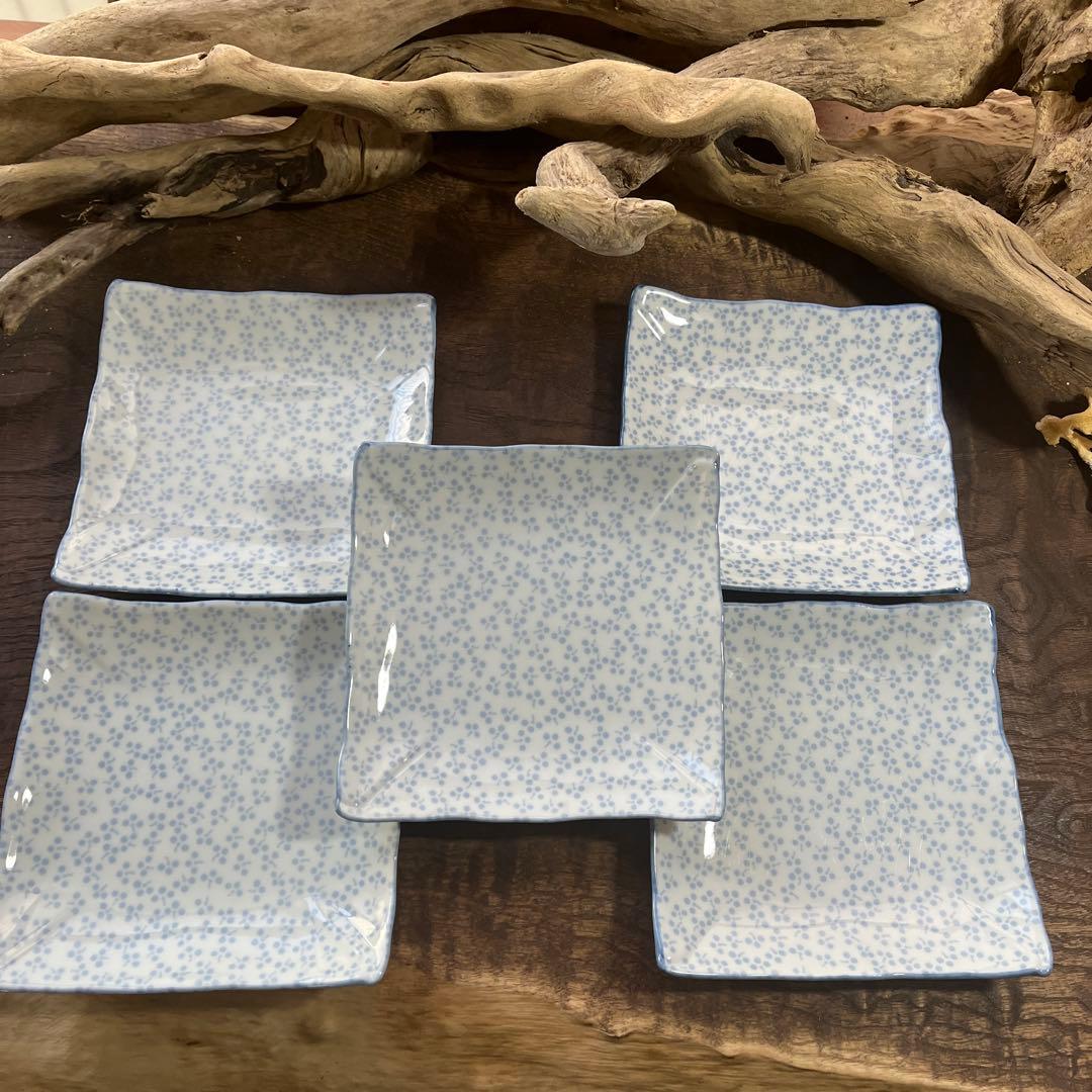 角皿　平皿　取り皿　【まとめ売り2種10枚】