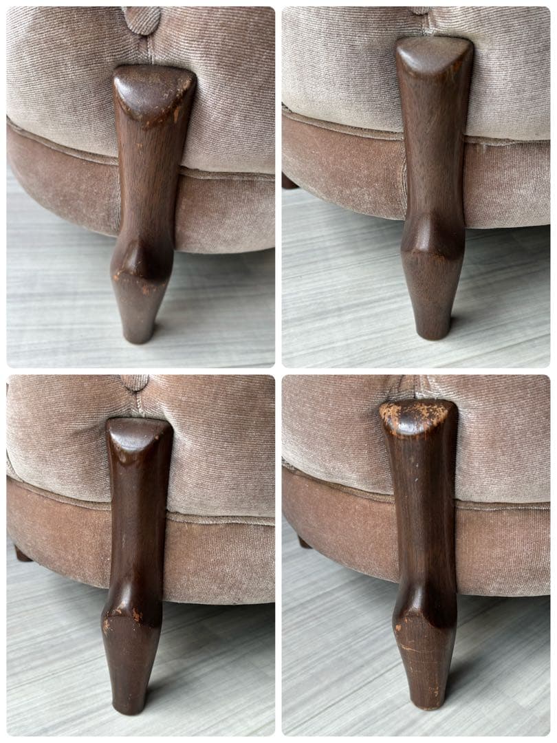 maruni マルニ　オットマン　スツール　猫脚ベルサイユシリーズ　ソファ　腰掛