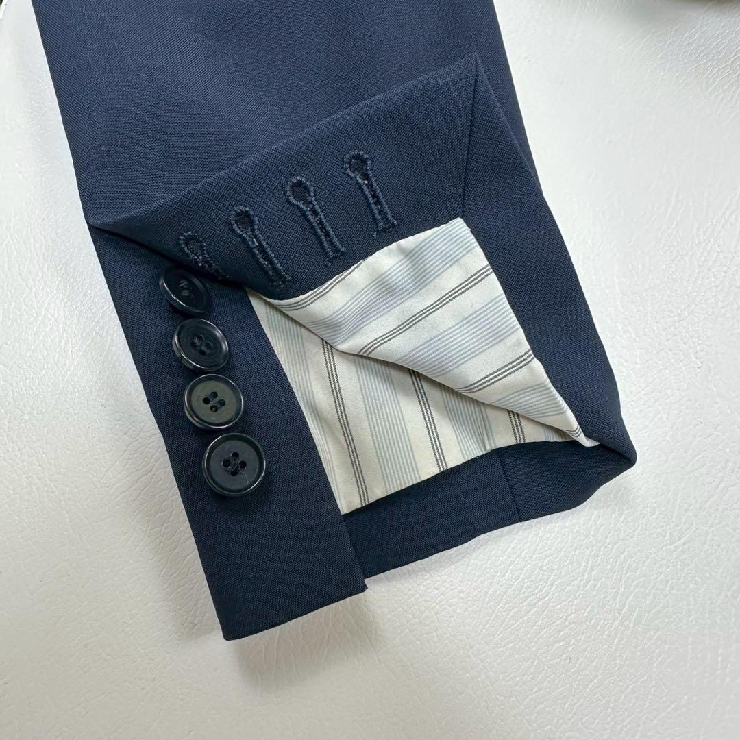 美品✨ セオリー パンツスーツ ネイビー Sサイズ 総裏 TAILOR