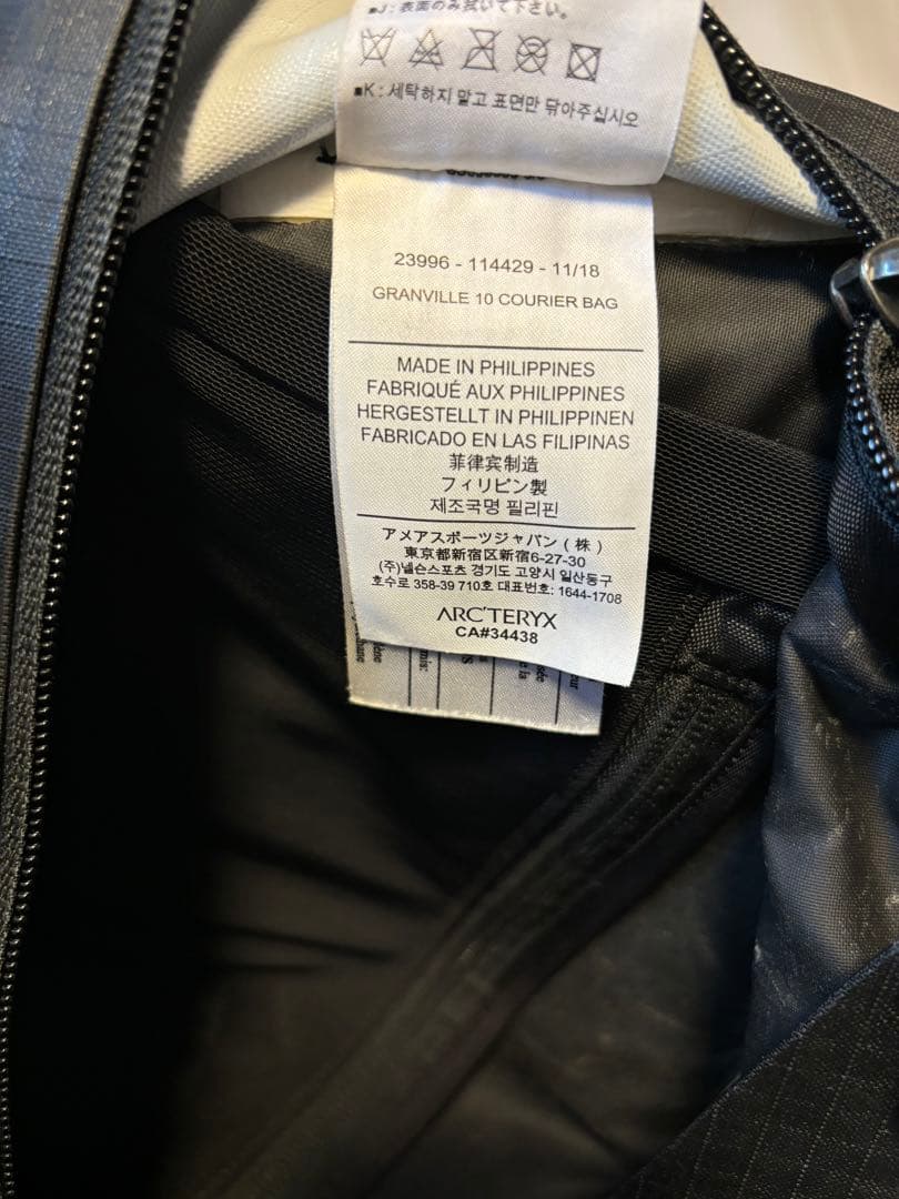 Gooner　アークテリクス　メッセンジャーバッグ