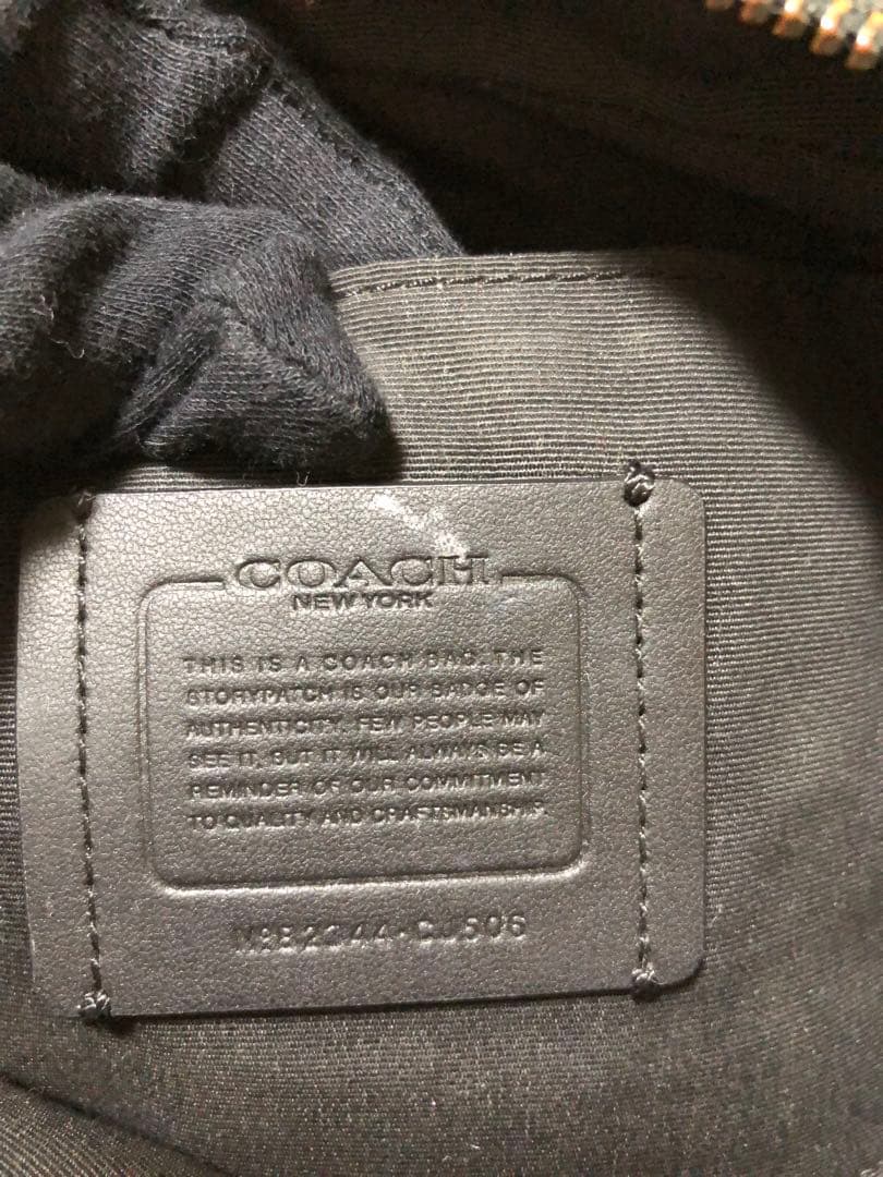 COACH シグネチャー　ボディバッグ　CJ506 メンズ　ウエストポーチ