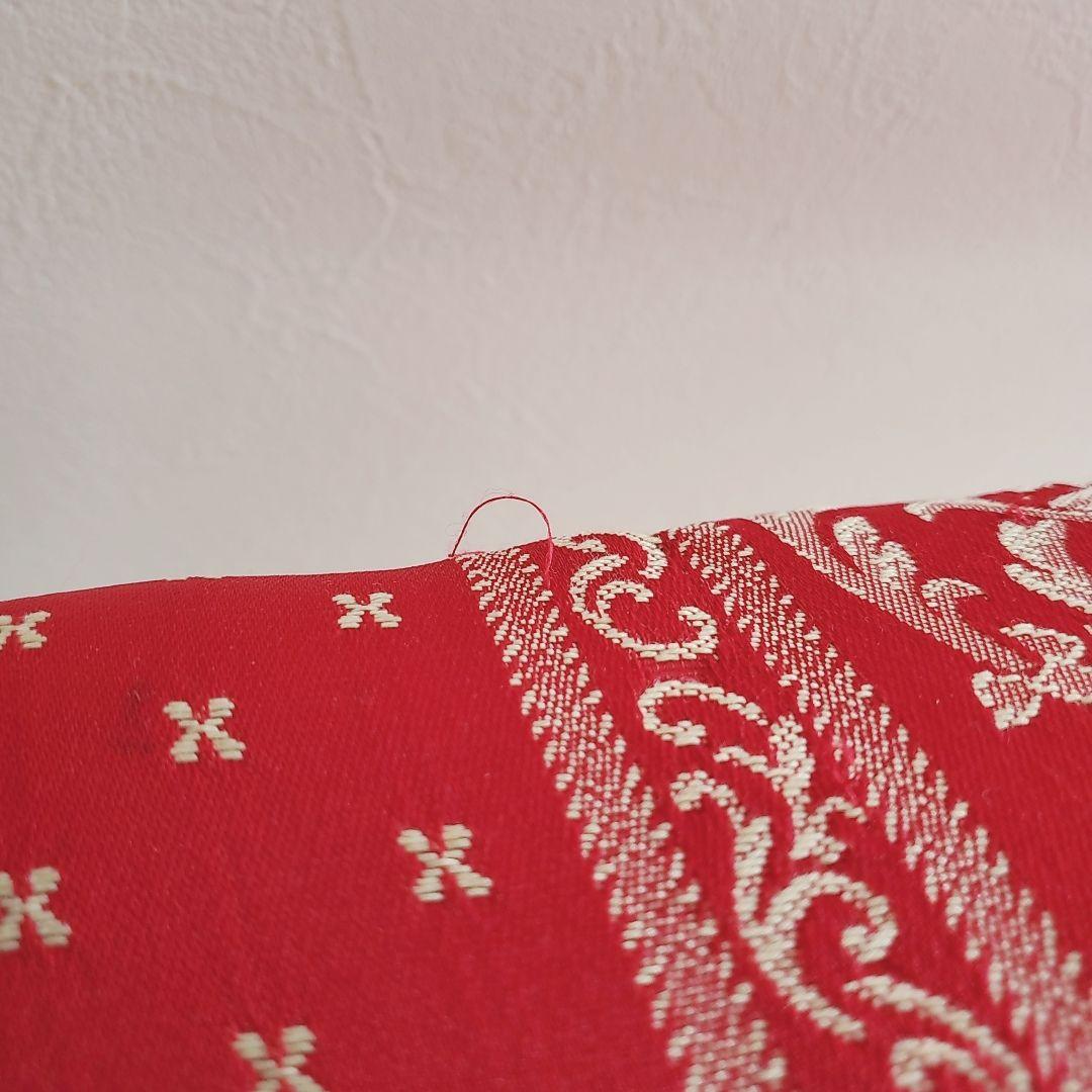 イタリア製 スツール チェア 椅子 猫脚 腰掛け 赤　レッド