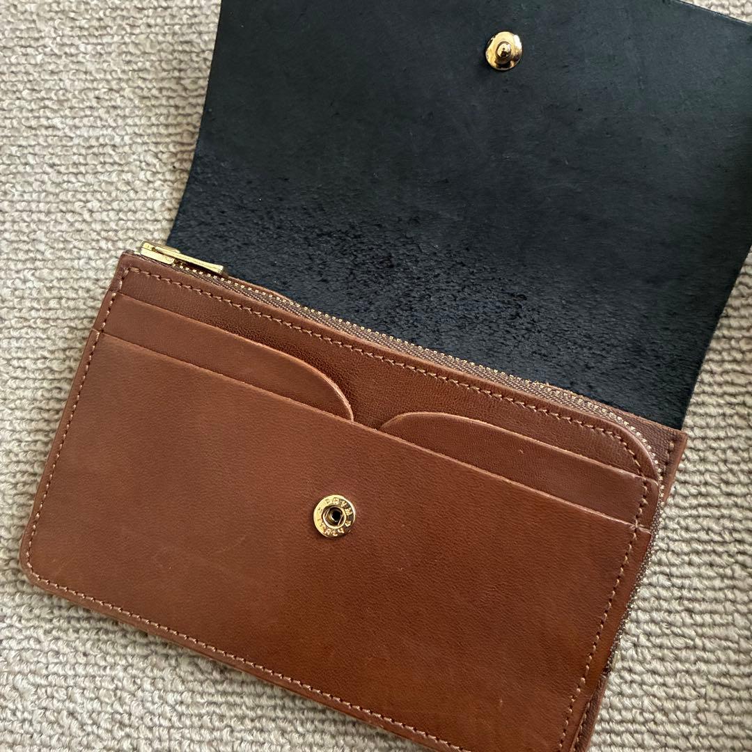 forme フォルメ ハンドウォレット レザー コンビ コンパクト 財布