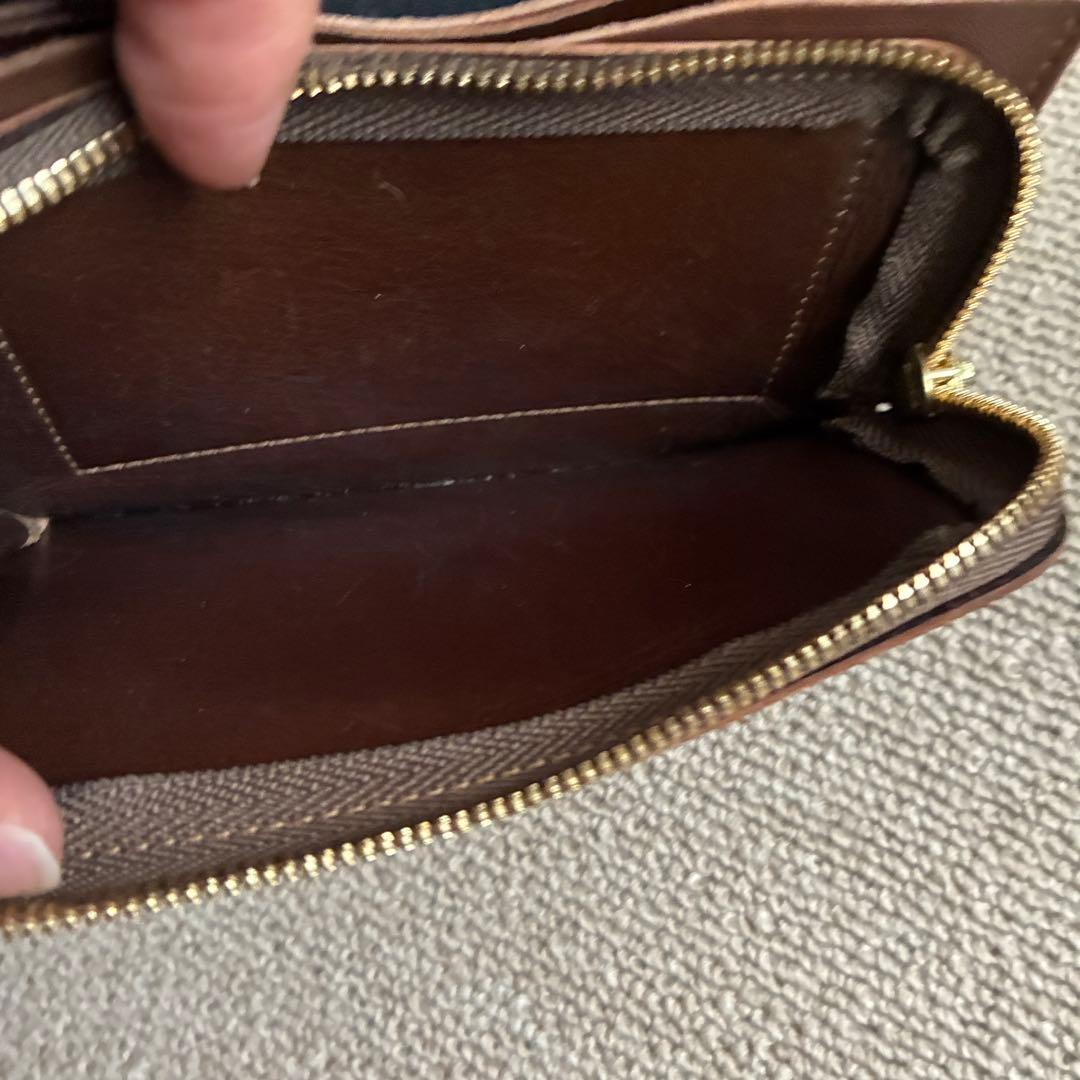 forme フォルメ ハンドウォレット レザー コンビ コンパクト 財布