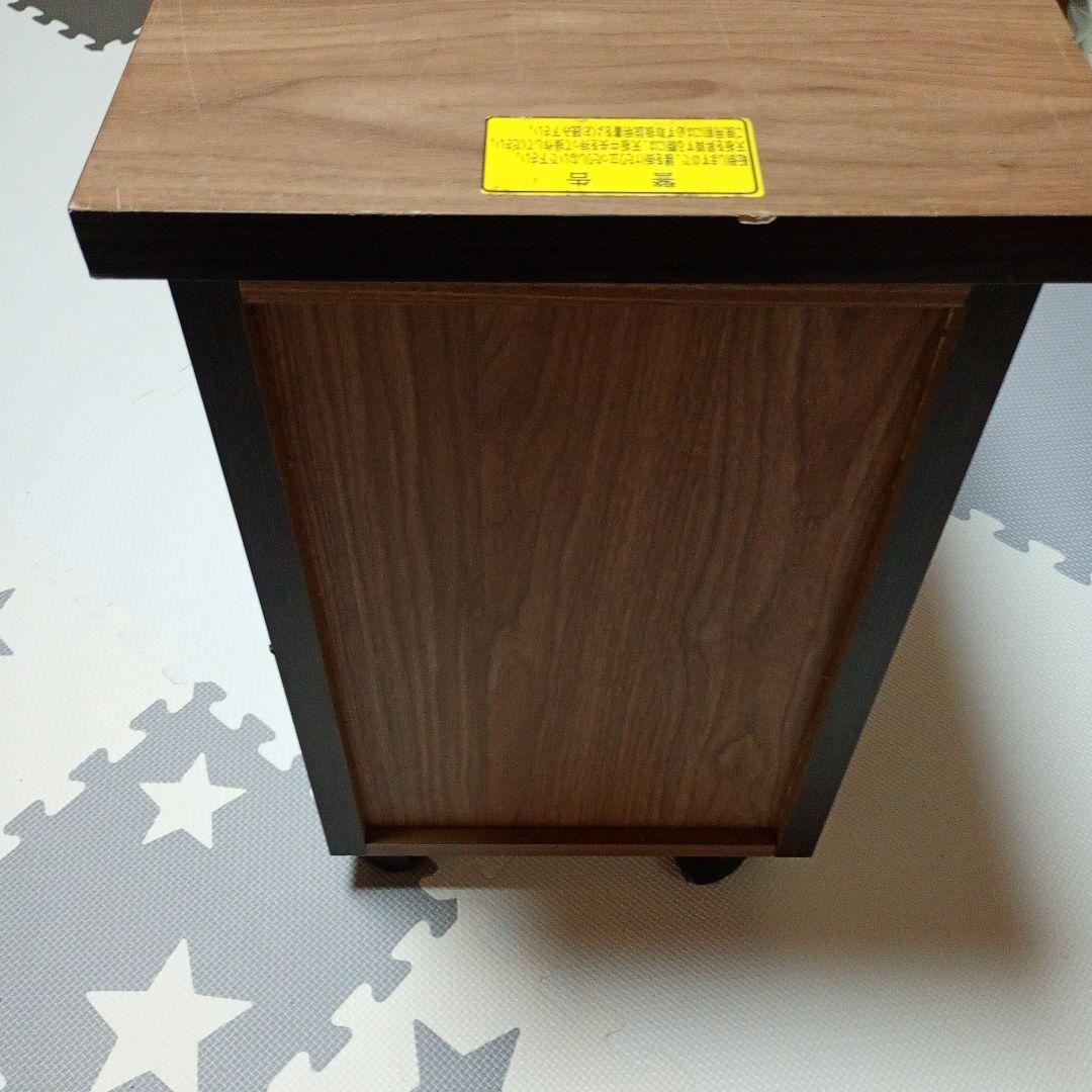 小島工芸 デスクワゴン「Com-5 C5D」ウォールモカ/ウッディウェンジ