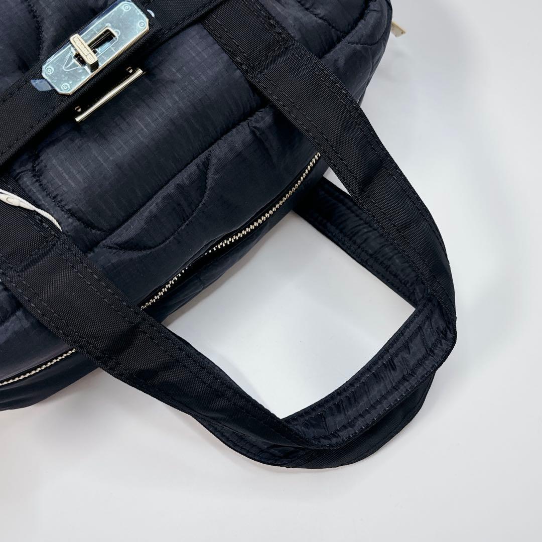 【タグ付き】SITA PARANTICA キルティングボストン　ブラック