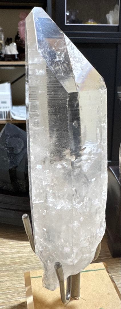 【高品質】コロンビア産　レムリアンシード　クリスタル　台座付