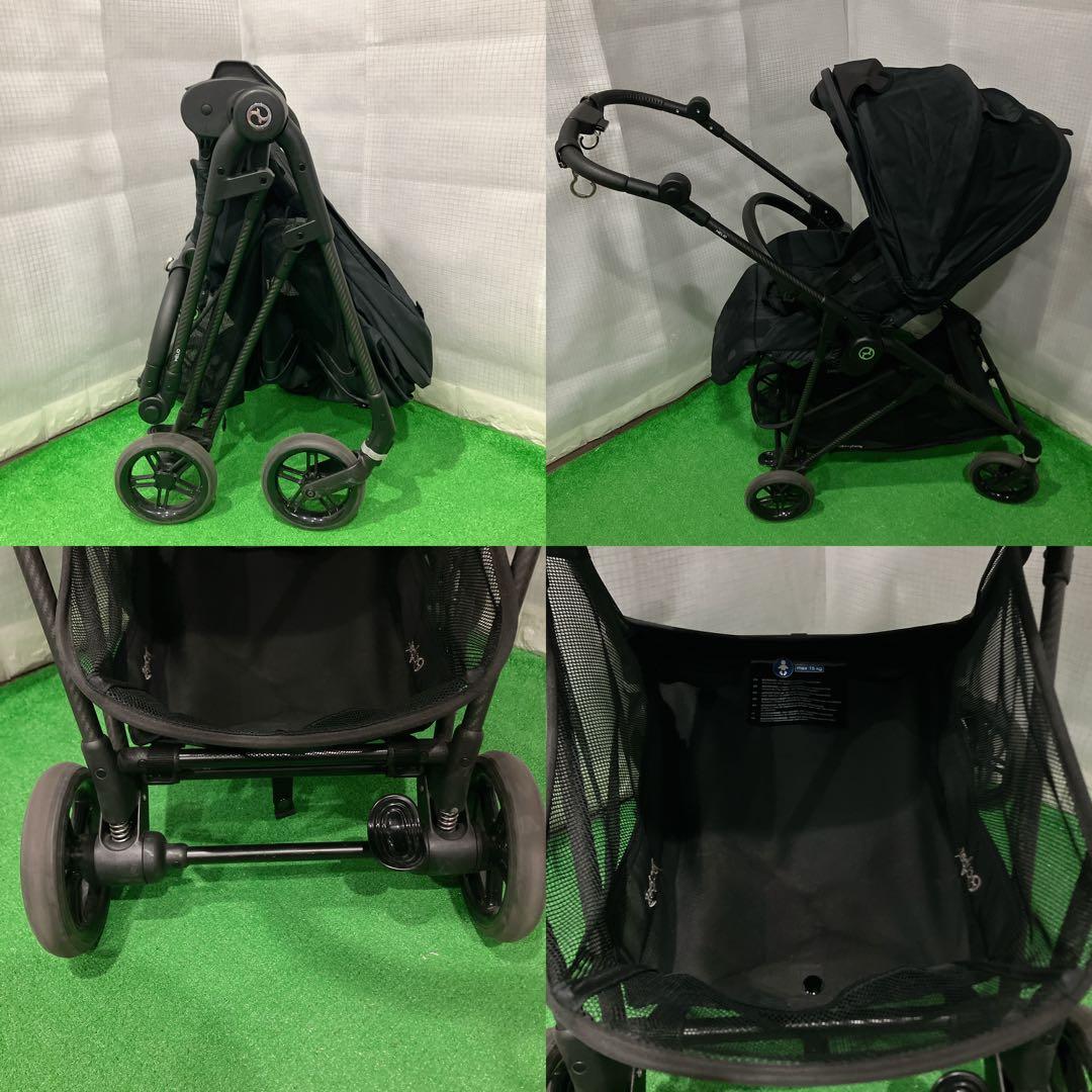 美品 サイベックス メリオ カーボン ベビーカー 即日発送 ブラック cybex