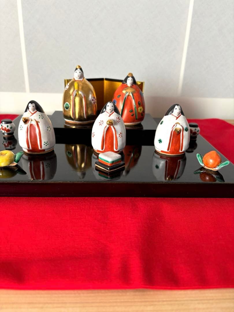 お雛様　立ち雛　お内裏さまと三人官女